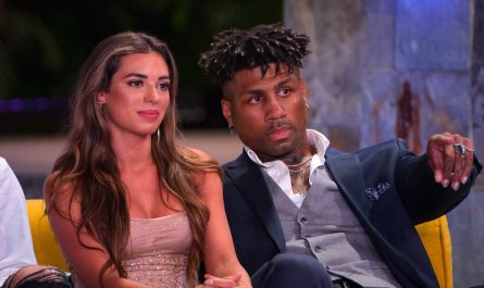 Dom Gabriel and Georgia Hassarati on Perfect Match Season 1