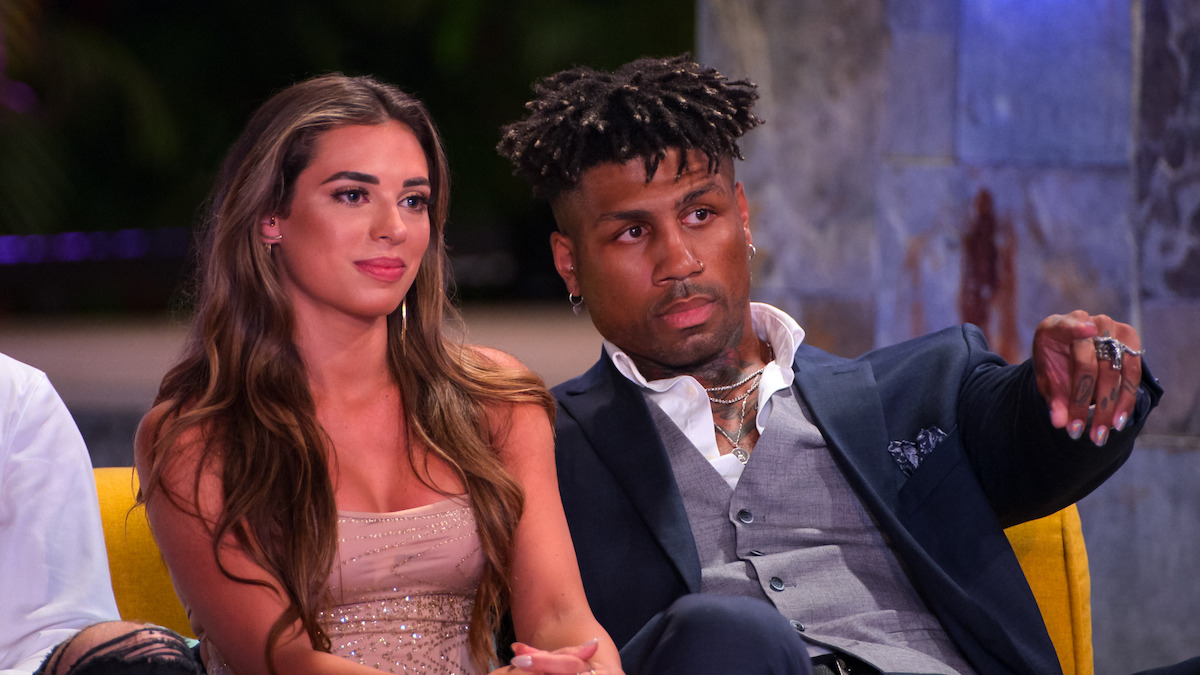 Dom Gabriel and Georgia Hassarati on Perfect Match Season 1